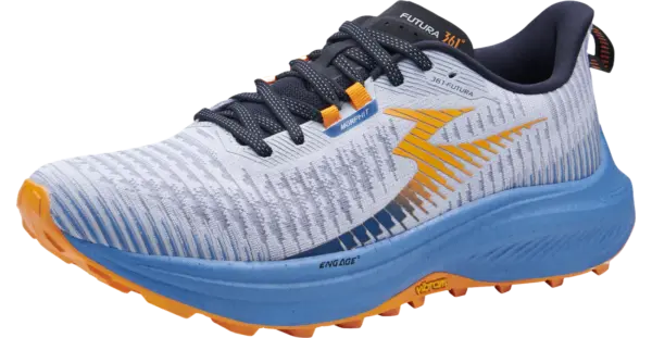 361-Futura Trail Sko Herre Foggy Grey / Magma Orange 40,5