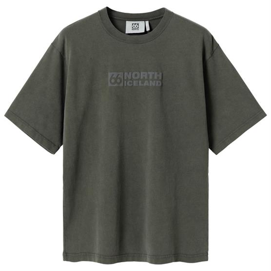 66Â°North Mens Borgir T-Shirt, Alpine Grimmia