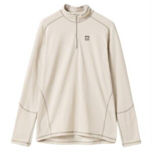 66Â°North Mens Grettir Zip Neck, Dark Stone