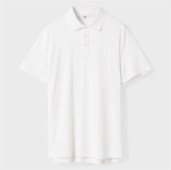 66Â°North Mens Polo T-Shirt, Bright White