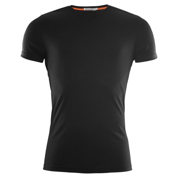 Aclima Black V-Neck Herre Lightwool T-Shirt XL - Aclima - Outdoor i Centrum