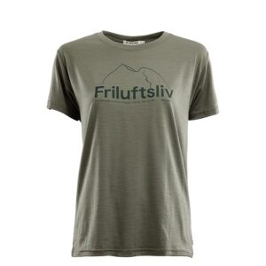 Aclima Classic Tee Friluftsliv Woman, ranger Grøn-L - T-Shirts