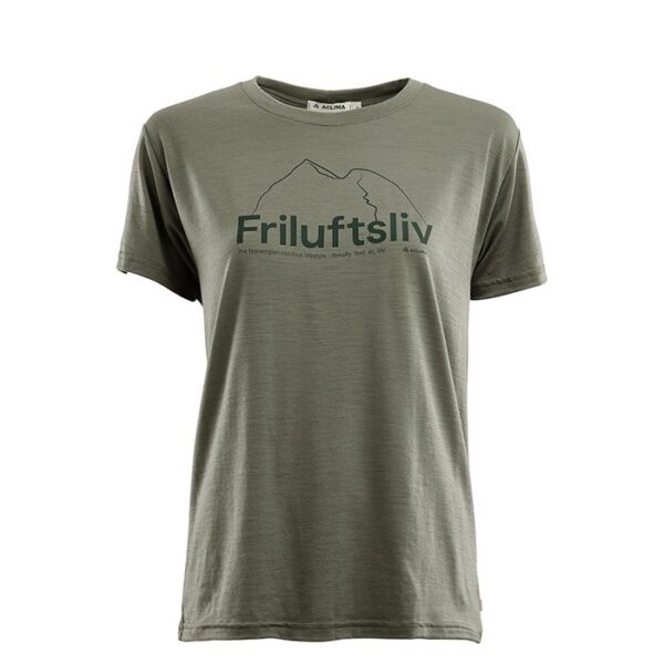 Aclima Classic Tee Friluftsliv Woman, ranger green-L - T-Shirts