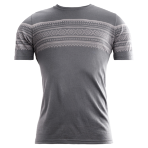 Aclima Designwool Marius T-Shirt Man Castle Rock / Paloma Grey - S