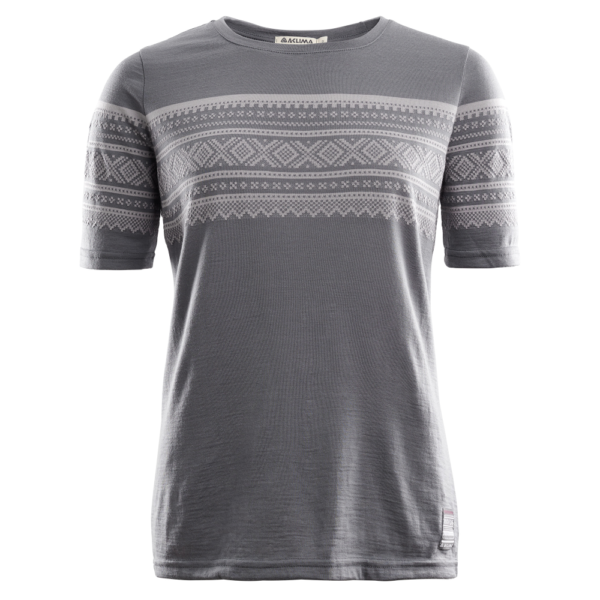 Aclima Designwool Marius T-Shirt Woman Castle Rock / Paloma Grey - XS