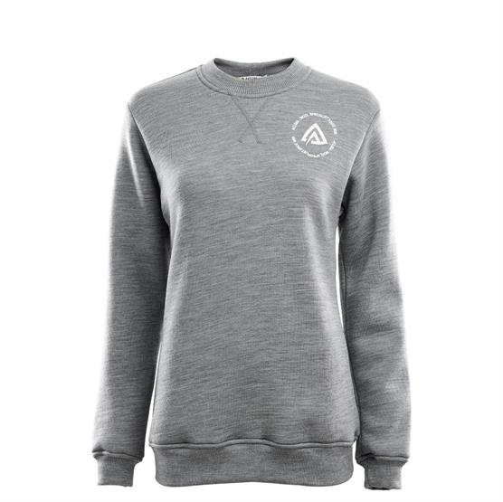 Aclima FleeceWool Crewneck Womens, Grey Melange