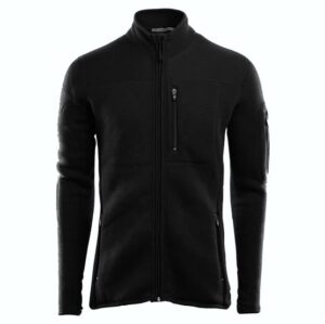 Aclima FleeceWool Jacket Mens, Jet Black