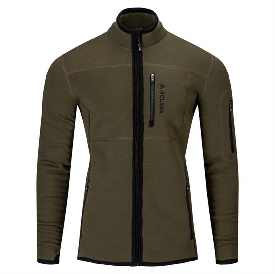 Aclima FleeceWool V2 Jacket Mens, Tarmac