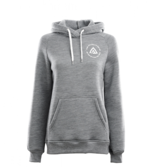 Aclima Fleecewool Hoodie Woman Grey Mélange - XS