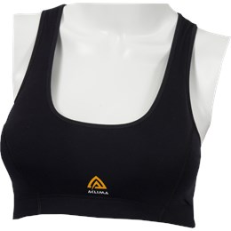 Aclima HotWool Sports Top Dame XS Sort BH'er