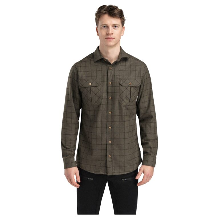 Aclima LeisureWool ReBorn Wool Shirt Herre M Grå Skjorter