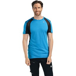 Aclima LightWool 140 Sport T-Shirt Herre S Blå Korte ærmer