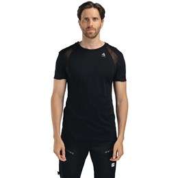 Aclima LightWool 140 Sport T-Shirt Herre S Sort Korte ærmer