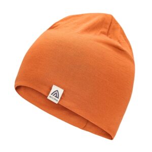 Aclima LightWool 140 relaxed beanie-apricot orange - Hue