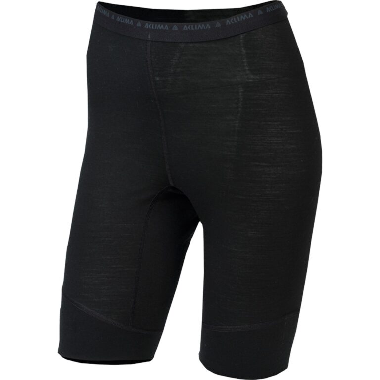 Aclima LightWool Long Shorts Dame M Sort Underbukser