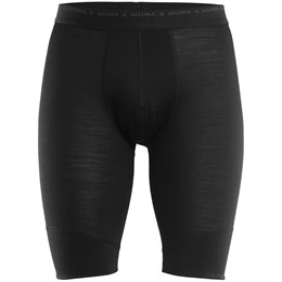 Aclima LightWool Long Shorts Herre M Sort Underbukser