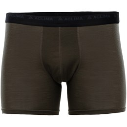 Aclima LightWool Shorts Herre S Grøn/Brun Underbukser