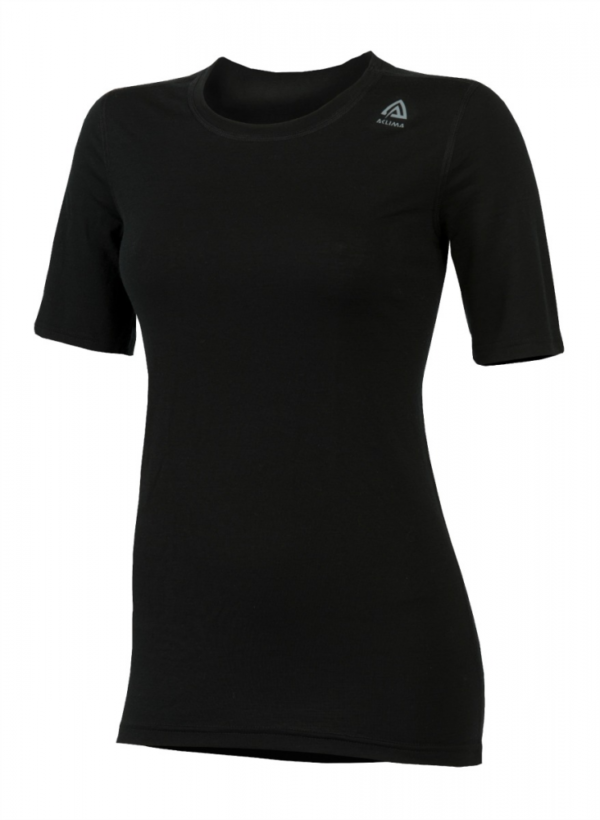 Aclima LightWool T-Shirt Classic Woman - Jet Black - XSmall