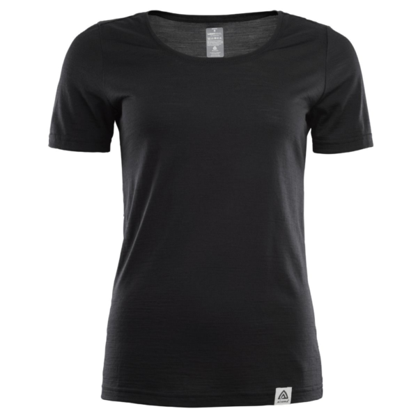 Aclima LightWool T-shirt Round Neck Woman - Jet Black - XSmall