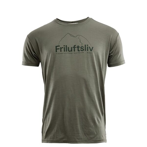 Aclima Lightwool Classic Tee Friluftsliv, ranger Grøn-2XL - T-Shirt, Polo-shirt