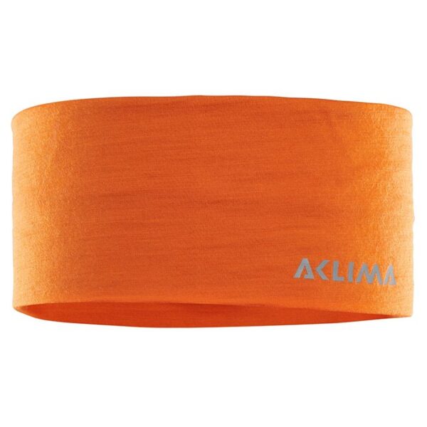 Aclima Lightwool Headband / pandebånd, Orange popsicle, str. M - Pandebånd