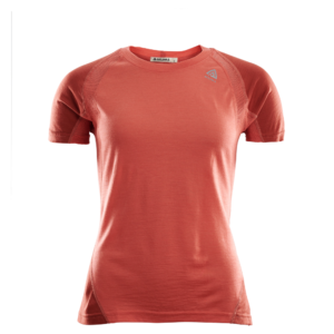 Aclima Lightwool Sports T-shirt Woman Burnt Sienna / Red Ochre - XS