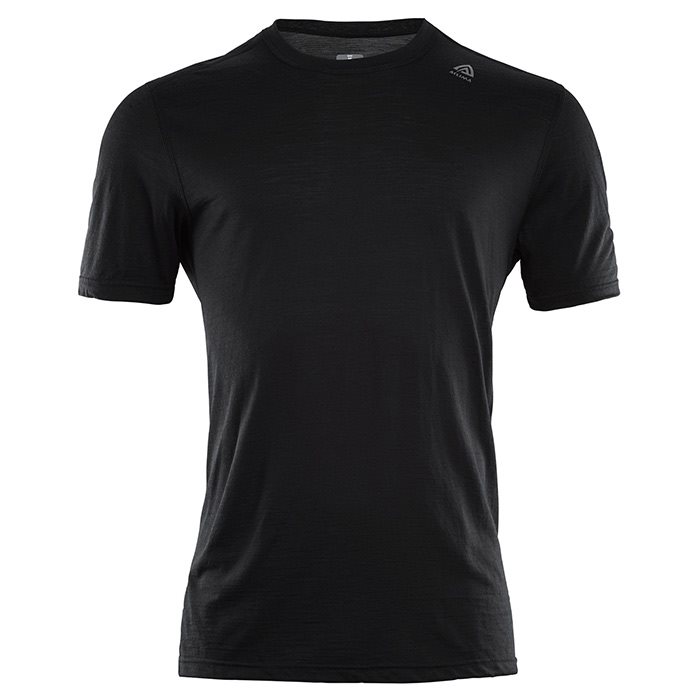 Aclima Lightwool T-Shirt Classic Man, black-L - Aclima
