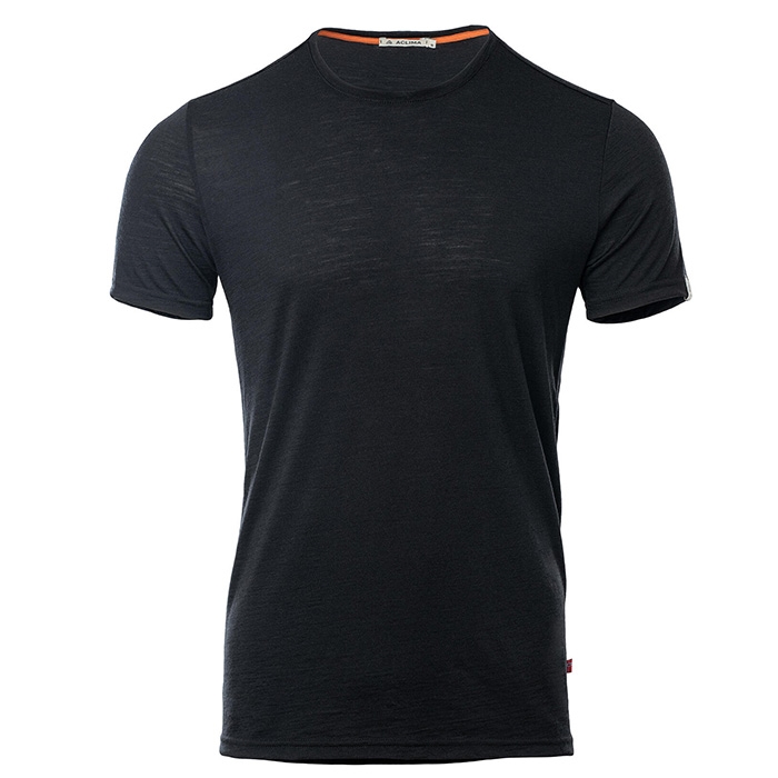 Aclima Lightwool T-Shirt Men-jet black-2XL