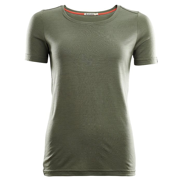 Aclima Lightwool T-Shirt Woman-ranger green-2XL