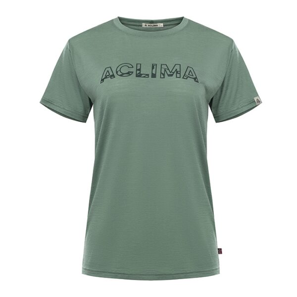 Aclima Lightwool T-Shirt relaxed fit Kvinder / Damer-dark ivy-S - T-Shirts