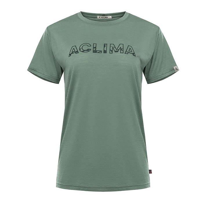 Aclima Lightwool T-Shirt relaxed fit Kvinder / Damer-dark ivy-XS - T-Shirts