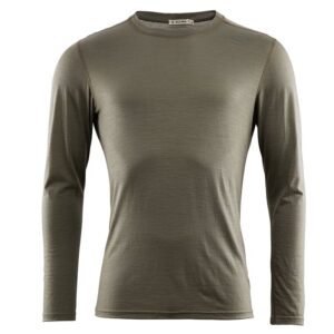 Aclima Lightwool Undershirt Long Herre / Mænd, ranger green-2XL - Undertøj