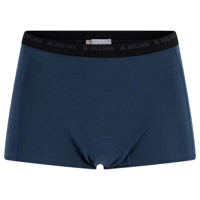 Aclima WarmWool Boxer Shorts Dame S Blå Underbukser