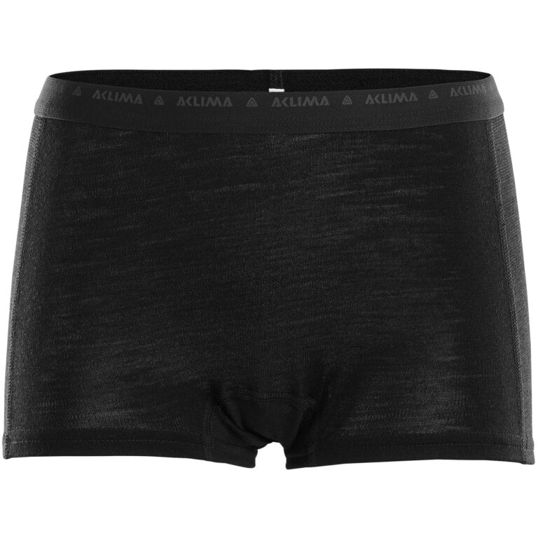 Aclima WarmWool Boxer Shorts Dame S Sort Underbukser