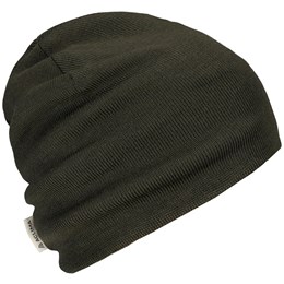 Aclima WarmWool Classic Beanie Unisex O/S Grøn/Brun Huer & pandebånd