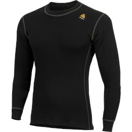 Aclima WarmWool Crew Neck Herre S Sort Undertrøjer