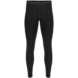 Aclima WarmWool Long Pants Herre L Sort Lange underbukser