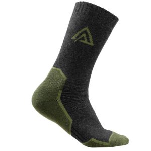 Aclima Warmwool uldsok, olivengrøn/mørkegrå-44-48 - Sokker