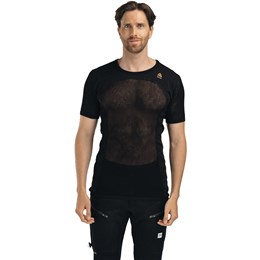 Aclima WoolNet T-Shirt Herre S Sort Undertrøjer