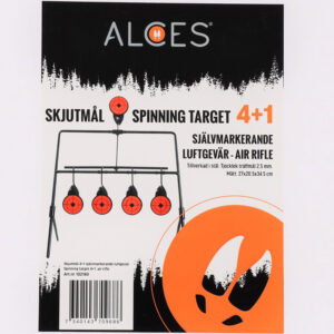 Alces selvmarkerende skydemål til luftgevær 4+1 mål i stål