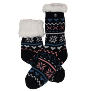 Avignon Heat Max Strømper Hjärta Svart (anti slip) 36-41