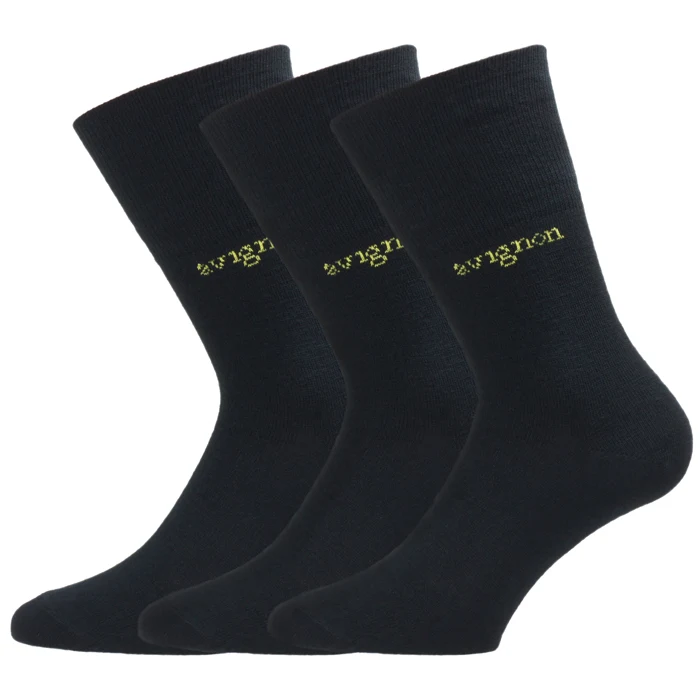 Avignon Liner 90% 3 Pak Merino Strømpe 36-39