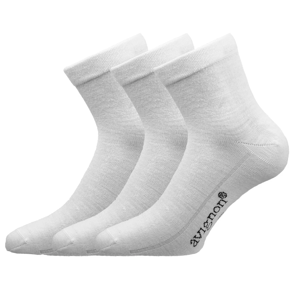 Avignon Vardag 3 pak 60% Merino Strømpe Hvid 44-47