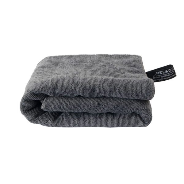 BasicNature microfiber håndklæde Grå - 120 x 60 cm