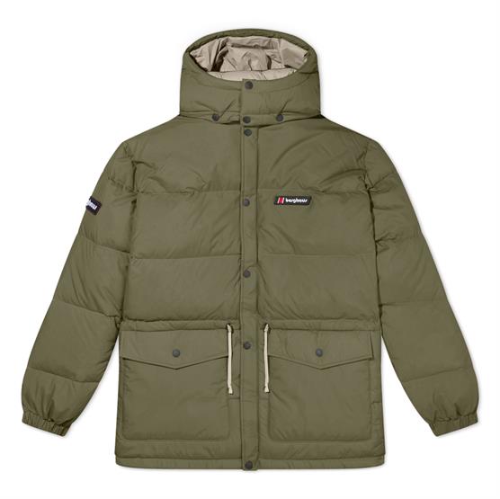 Berghaus Unisex Lumley Down Jacket, Green / Grey