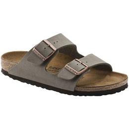 Birkenstock Arizona Birko-Flor Nubuck Unisex EU 46 Hvid Sandaler