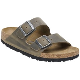 Birkenstock Arizona Oiled Leather Unisex EU 36 Grøn/Brun Sandaler