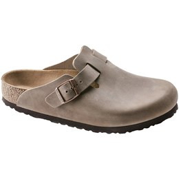 Birkenstock Boston Oiled Leather Unisex EU 44 Brun Sandaler