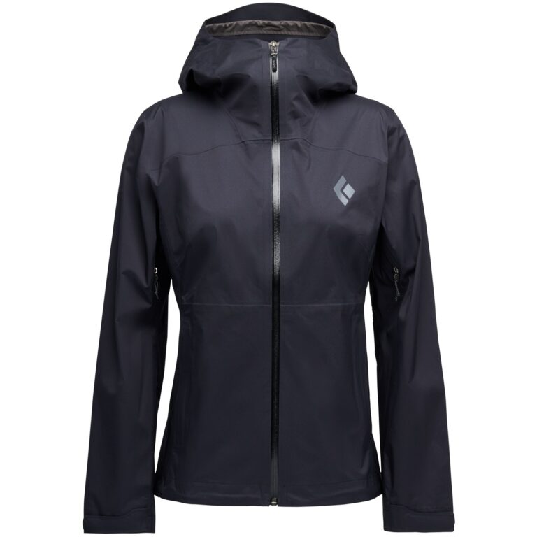 Black Diamond Fineline Stretch Shell Jacket Dame M Sort Skaljakker