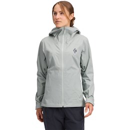 Black Diamond Fineline Stretch Shell Jacket Dame S Grå Skaljakker
